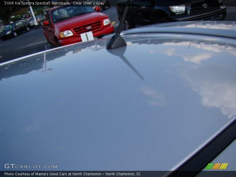 Clear Silver / Gray 2006 Kia Spectra Spectra5 Hatchback