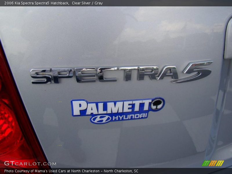 Clear Silver / Gray 2006 Kia Spectra Spectra5 Hatchback