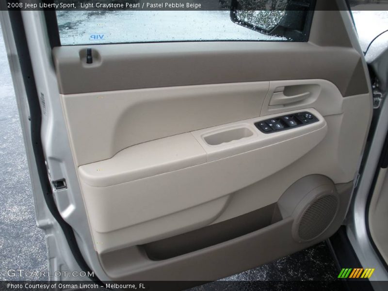 Light Graystone Pearl / Pastel Pebble Beige 2008 Jeep Liberty Sport