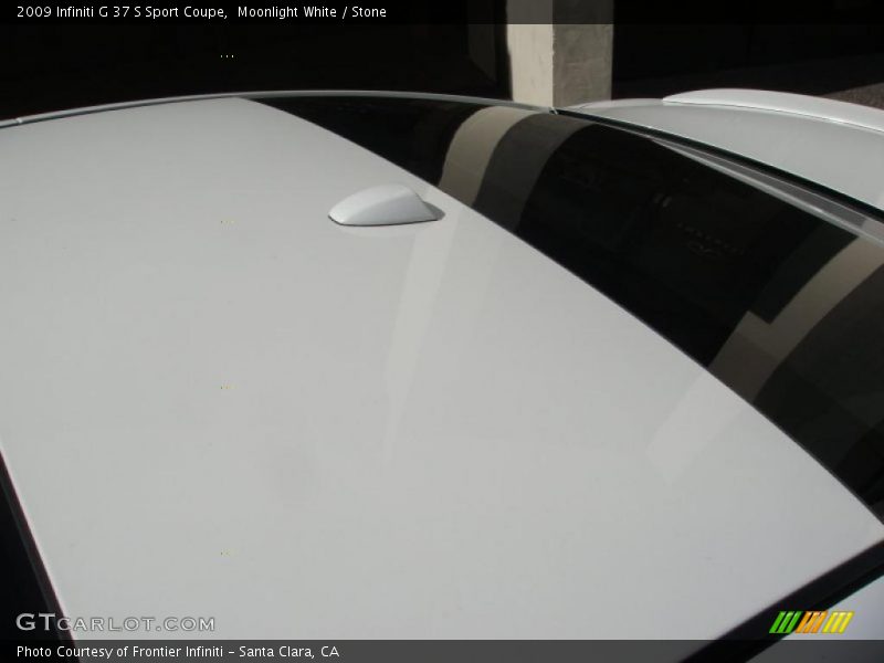 Moonlight White / Stone 2009 Infiniti G 37 S Sport Coupe
