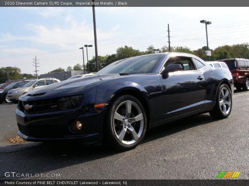 Imperial Blue Metallic / Black 2010 Chevrolet Camaro SS/RS Coupe