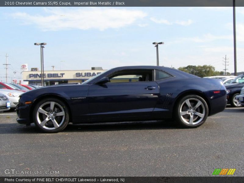 Imperial Blue Metallic / Black 2010 Chevrolet Camaro SS/RS Coupe