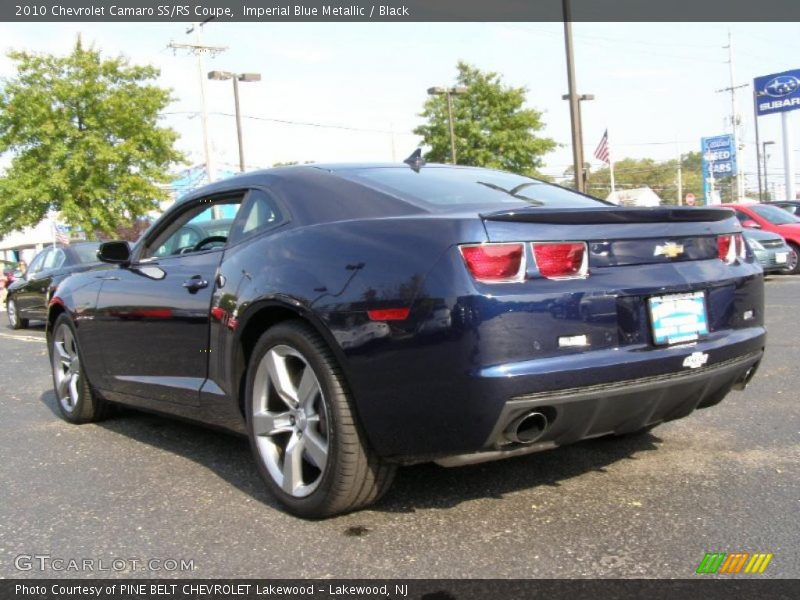 Imperial Blue Metallic / Black 2010 Chevrolet Camaro SS/RS Coupe