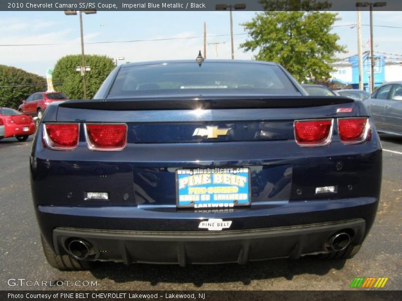 Imperial Blue Metallic / Black 2010 Chevrolet Camaro SS/RS Coupe