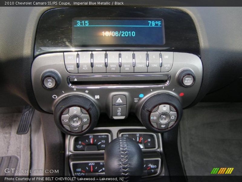 Imperial Blue Metallic / Black 2010 Chevrolet Camaro SS/RS Coupe