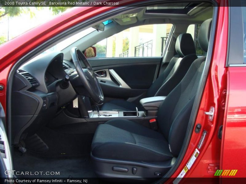 Barcelona Red Metallic / Dark Charcoal 2008 Toyota Camry SE