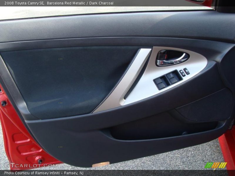 Barcelona Red Metallic / Dark Charcoal 2008 Toyota Camry SE