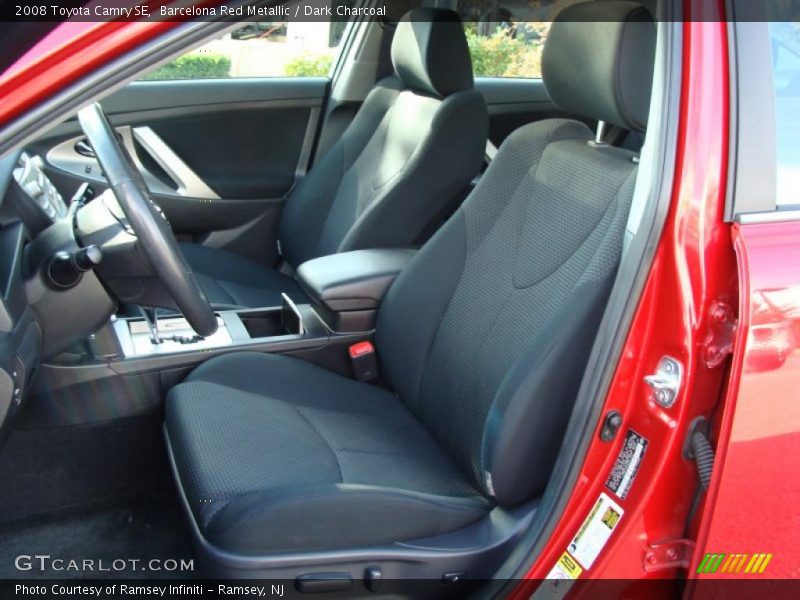  2008 Camry SE Dark Charcoal Interior