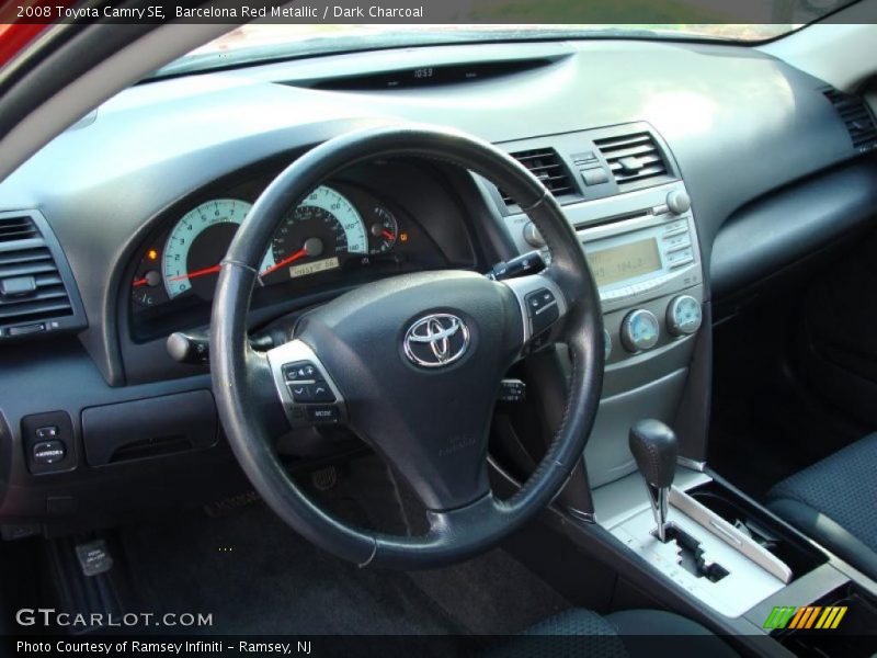 Barcelona Red Metallic / Dark Charcoal 2008 Toyota Camry SE