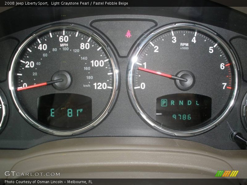 Light Graystone Pearl / Pastel Pebble Beige 2008 Jeep Liberty Sport