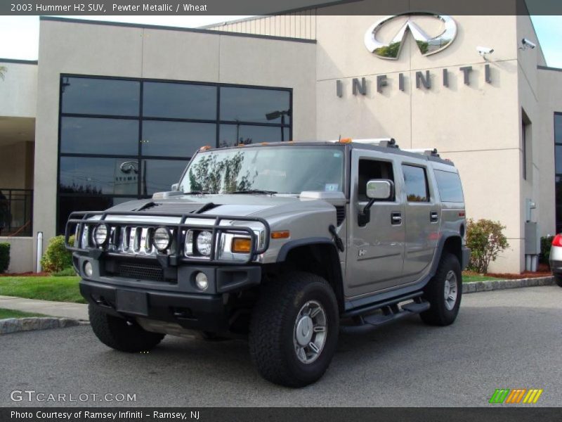 Pewter Metallic / Wheat 2003 Hummer H2 SUV