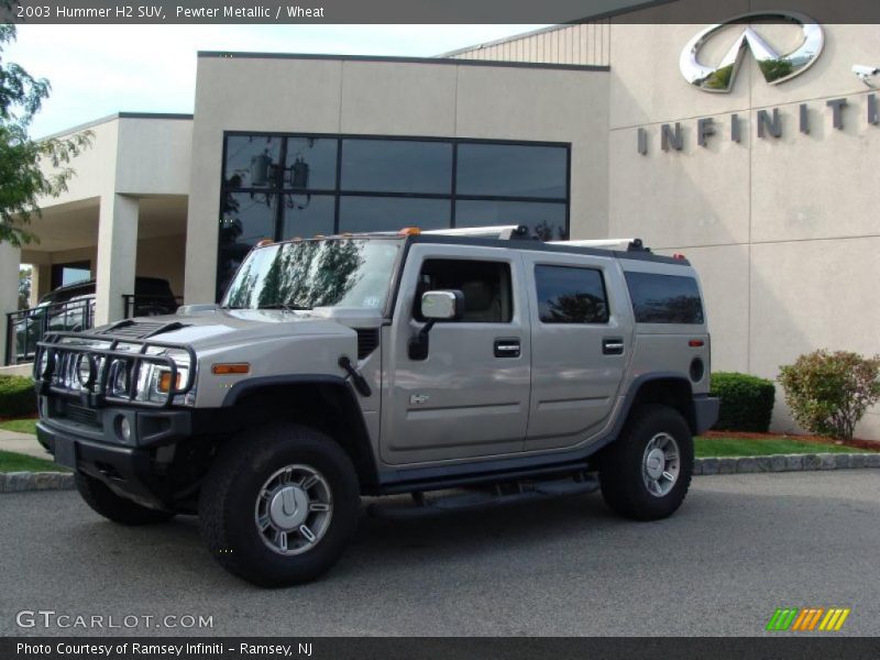Pewter Metallic / Wheat 2003 Hummer H2 SUV