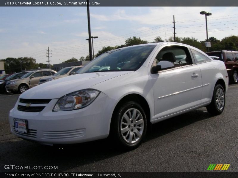 Summit White / Gray 2010 Chevrolet Cobalt LT Coupe