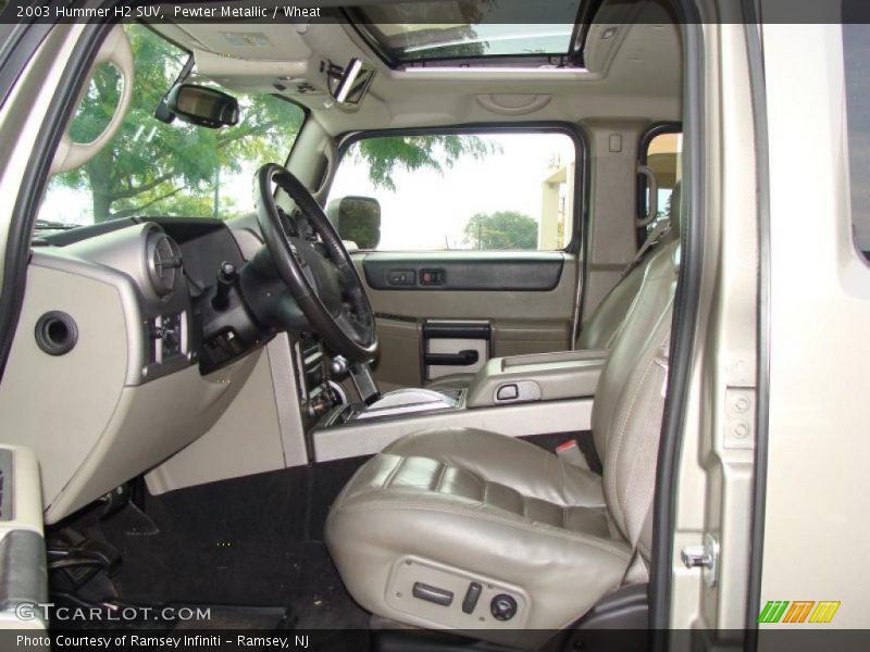 2003 H2 SUV Wheat Interior