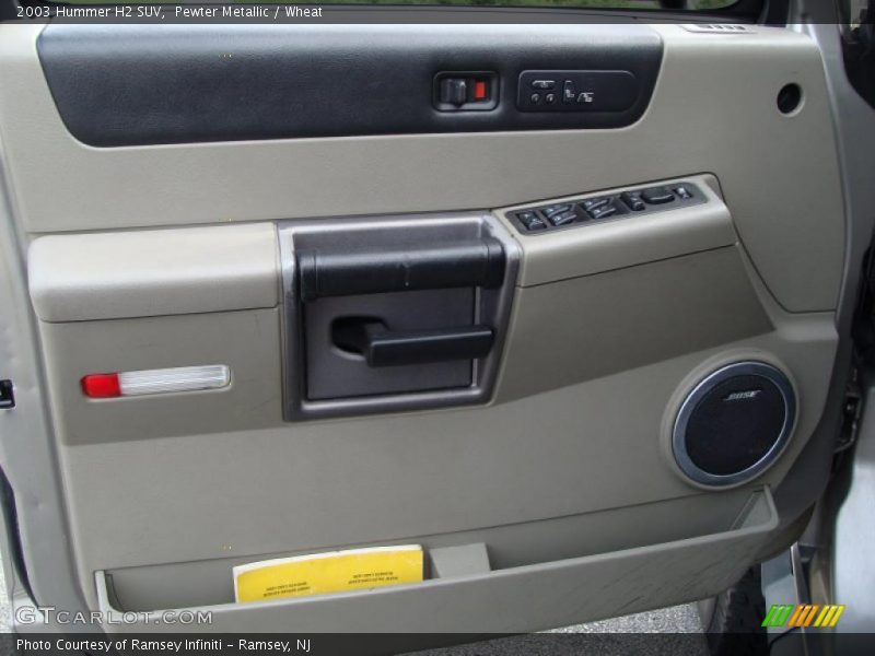  2003 H2 SUV Wheat Interior