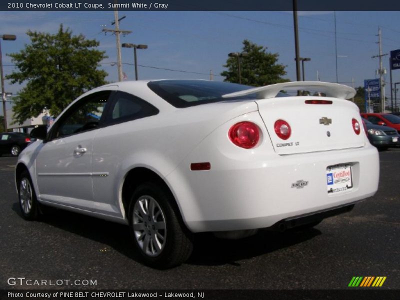 Summit White / Gray 2010 Chevrolet Cobalt LT Coupe