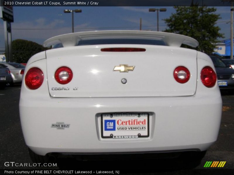 Summit White / Gray 2010 Chevrolet Cobalt LT Coupe