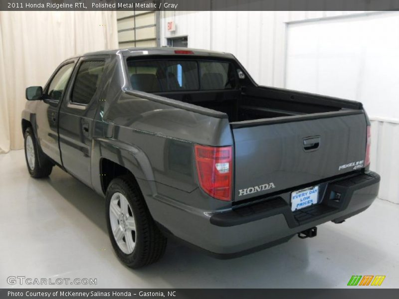 Polished Metal Metallic / Gray 2011 Honda Ridgeline RTL