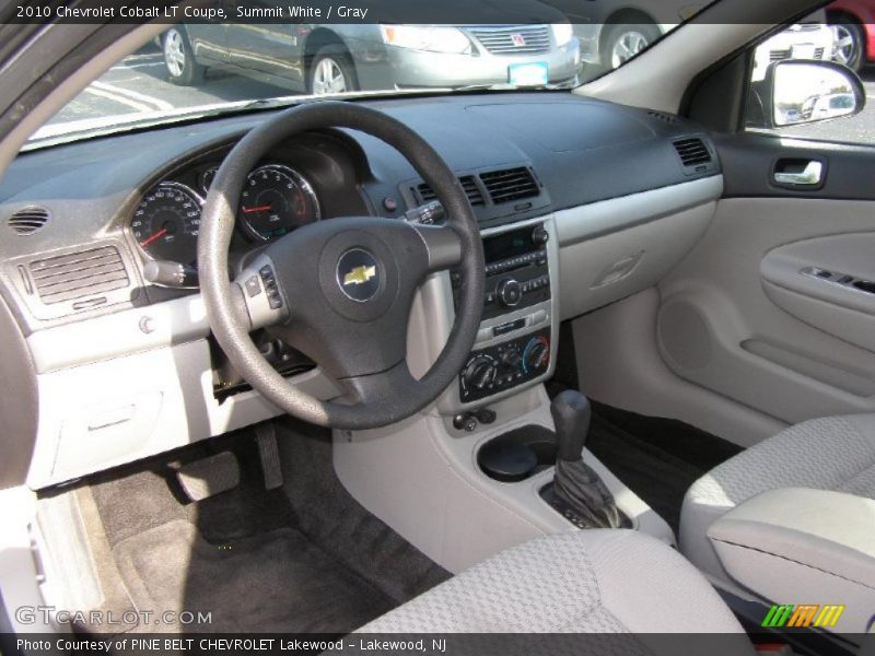 Summit White / Gray 2010 Chevrolet Cobalt LT Coupe