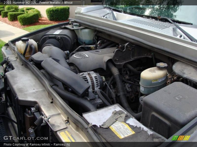  2003 H2 SUV Engine - 6.0 Liter OHV 16V Vortec V8