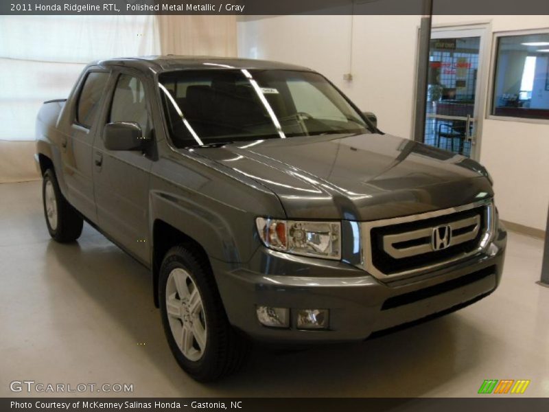 Polished Metal Metallic / Gray 2011 Honda Ridgeline RTL