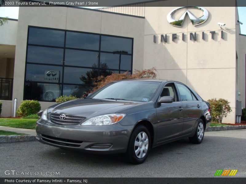 Phantom Gray Pearl / Stone 2003 Toyota Camry LE
