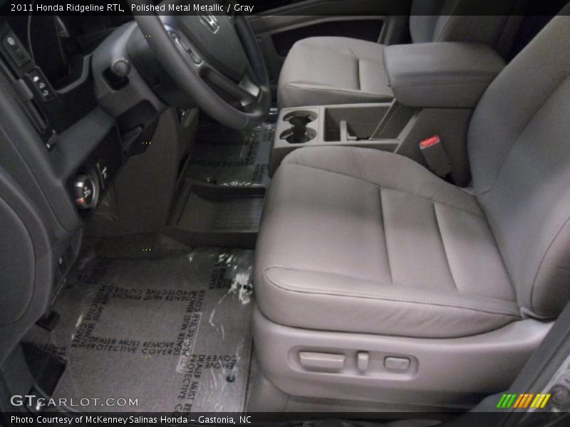 Polished Metal Metallic / Gray 2011 Honda Ridgeline RTL