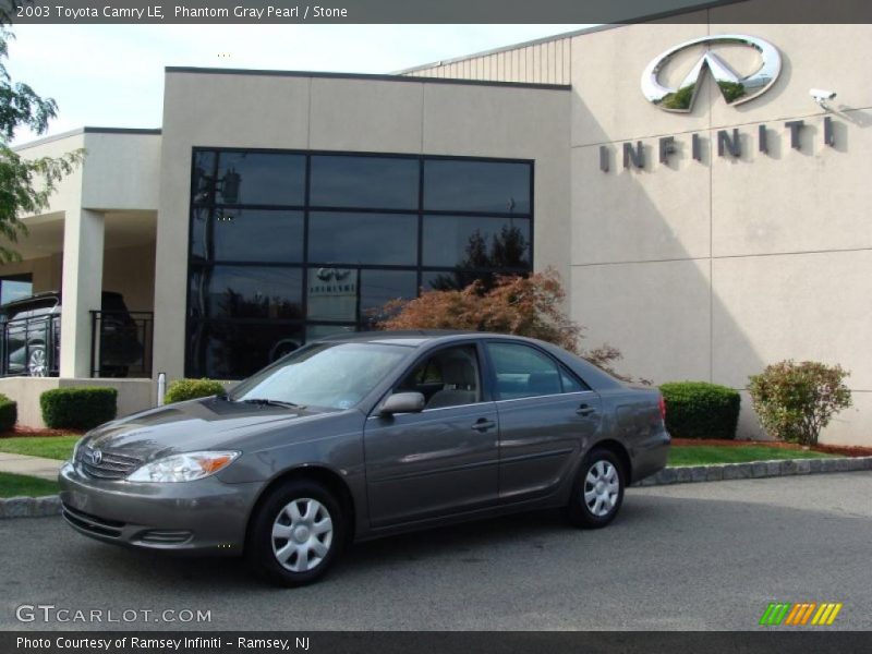 Phantom Gray Pearl / Stone 2003 Toyota Camry LE