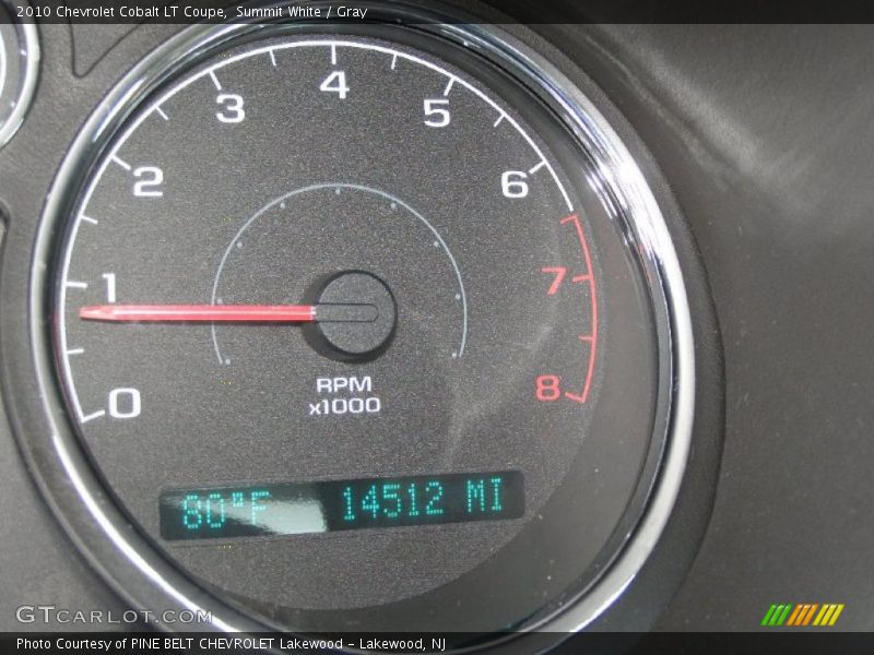 Summit White / Gray 2010 Chevrolet Cobalt LT Coupe