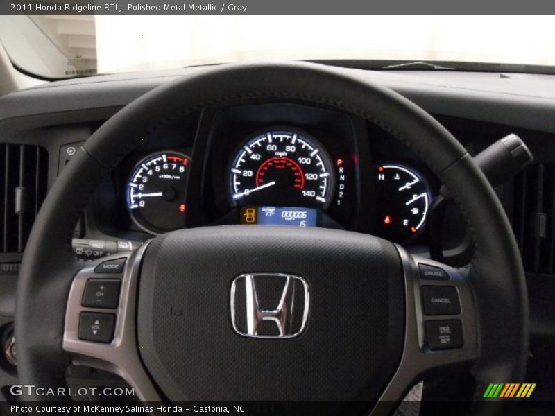 Polished Metal Metallic / Gray 2011 Honda Ridgeline RTL
