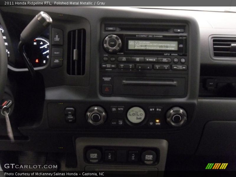 Controls of 2011 Ridgeline RTL