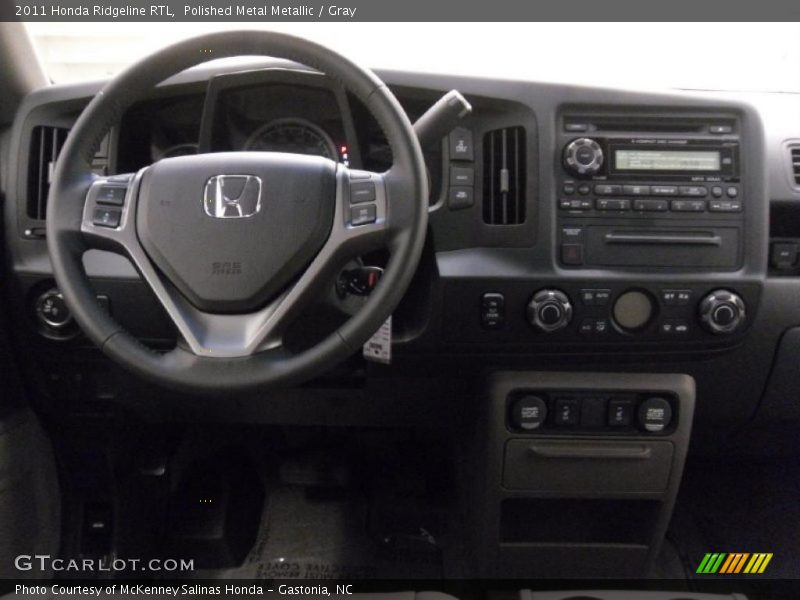  2011 Ridgeline RTL Gray Interior