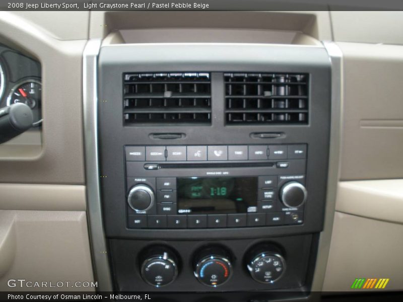 Light Graystone Pearl / Pastel Pebble Beige 2008 Jeep Liberty Sport