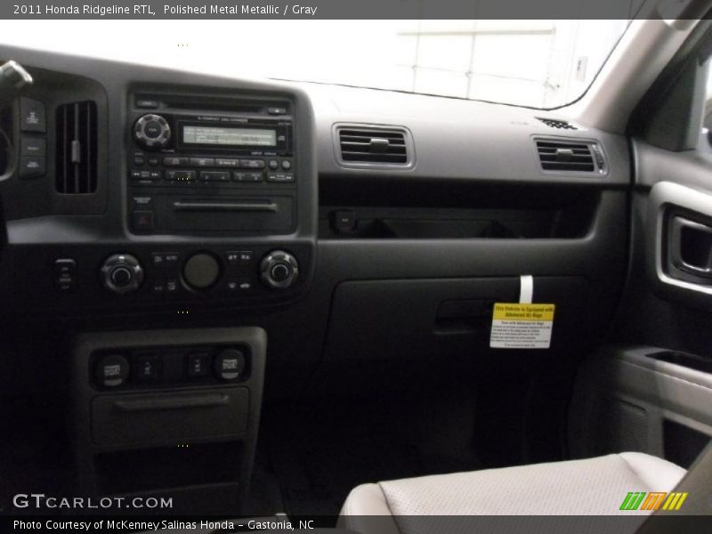  2011 Ridgeline RTL Gray Interior