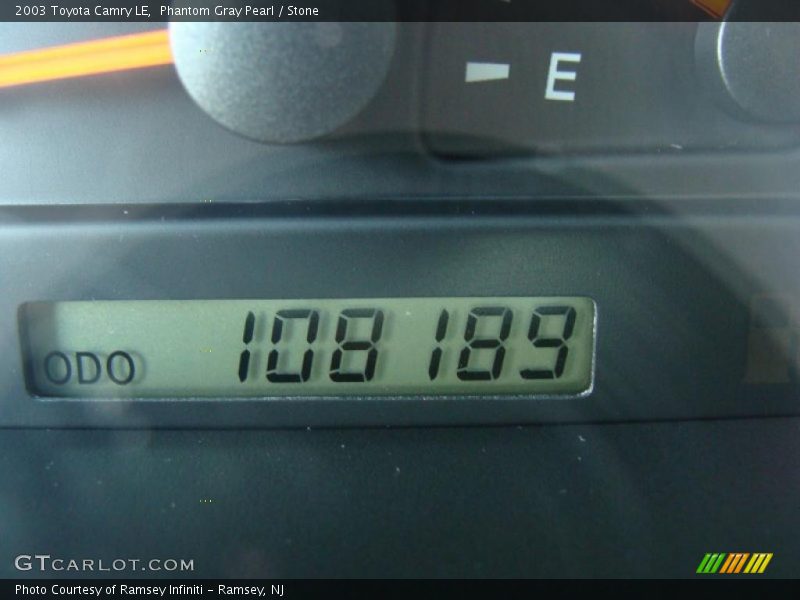 Phantom Gray Pearl / Stone 2003 Toyota Camry LE
