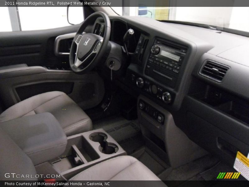 Polished Metal Metallic / Gray 2011 Honda Ridgeline RTL