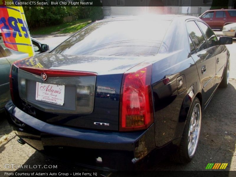 Blue Chip / Light Neutral 2004 Cadillac CTS Sedan