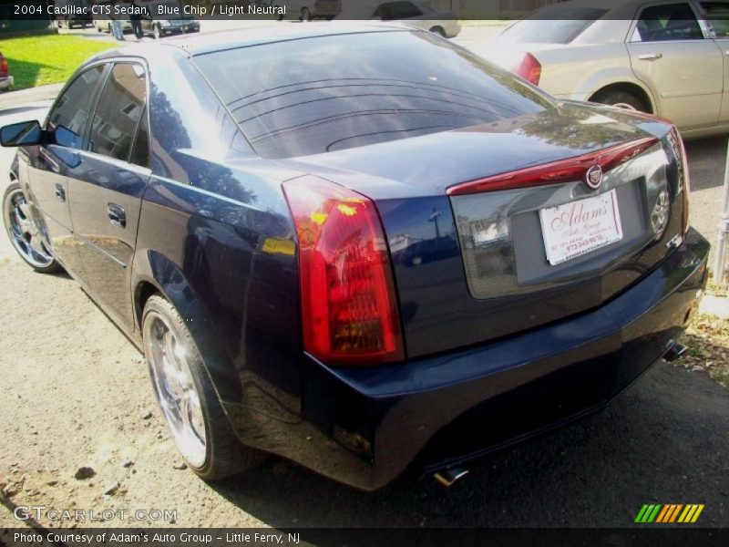 Blue Chip / Light Neutral 2004 Cadillac CTS Sedan