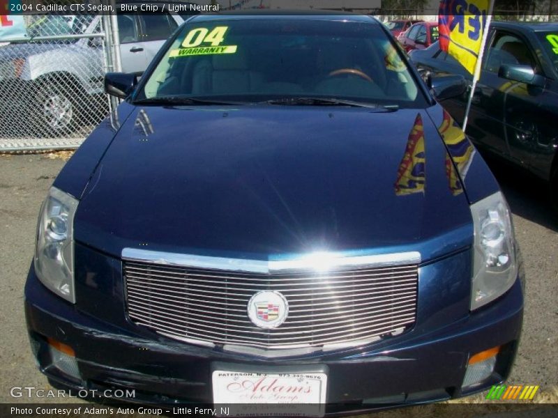 Blue Chip / Light Neutral 2004 Cadillac CTS Sedan