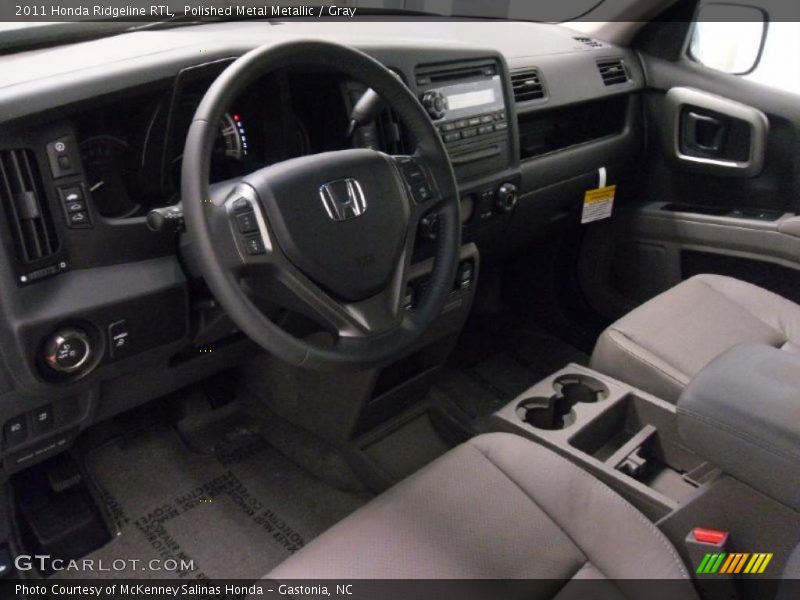  2011 Ridgeline RTL Gray Interior