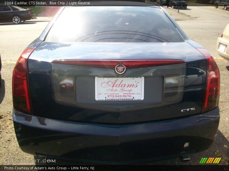 Blue Chip / Light Neutral 2004 Cadillac CTS Sedan