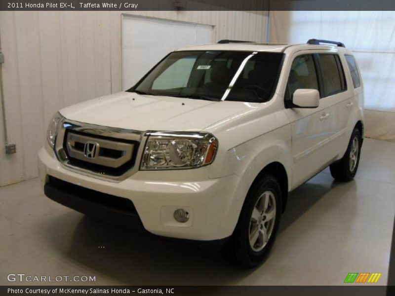 Taffeta White / Gray 2011 Honda Pilot EX-L