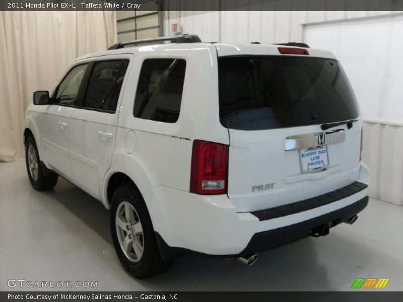 Taffeta White / Gray 2011 Honda Pilot EX-L