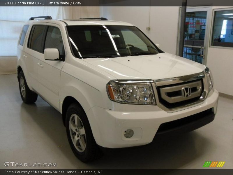 Taffeta White / Gray 2011 Honda Pilot EX-L
