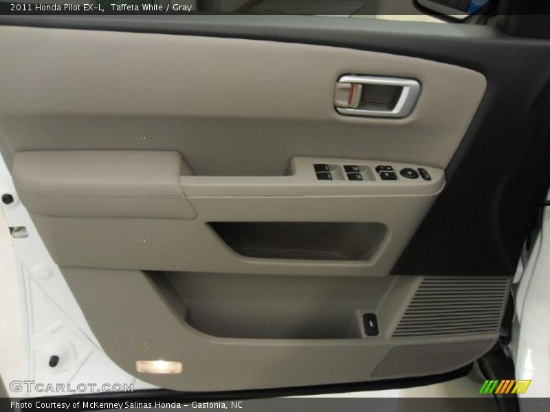 Taffeta White / Gray 2011 Honda Pilot EX-L