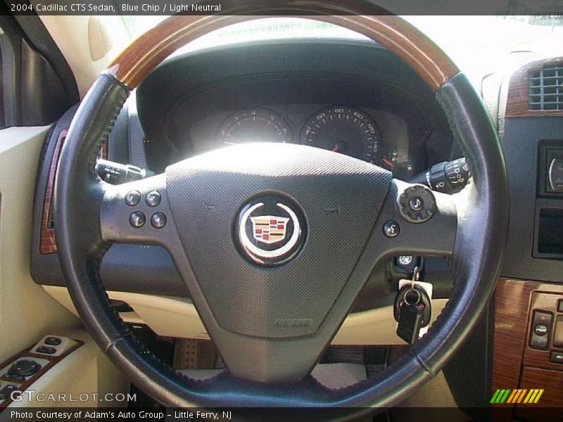 Blue Chip / Light Neutral 2004 Cadillac CTS Sedan