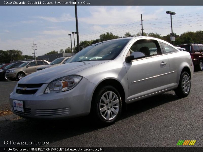 Silver Ice Metallic / Gray 2010 Chevrolet Cobalt LT Coupe