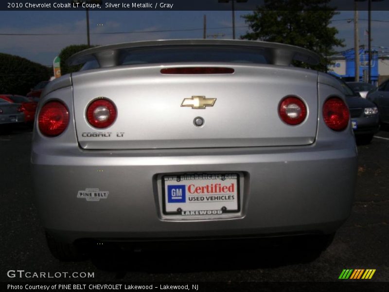 Silver Ice Metallic / Gray 2010 Chevrolet Cobalt LT Coupe