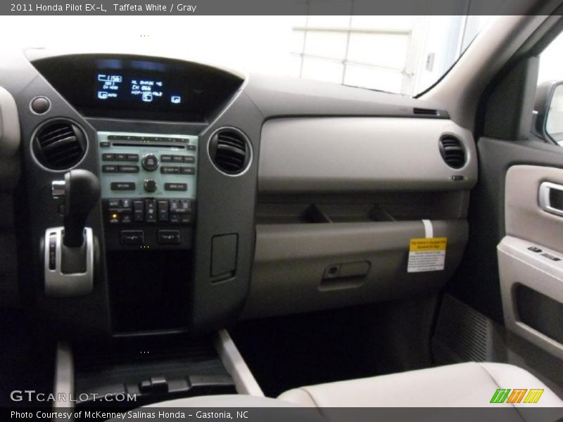 Taffeta White / Gray 2011 Honda Pilot EX-L