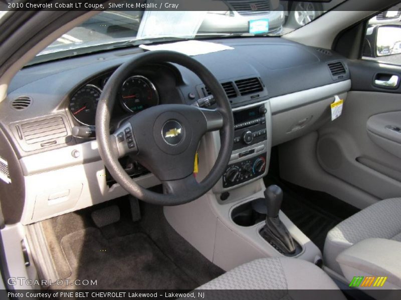 Silver Ice Metallic / Gray 2010 Chevrolet Cobalt LT Coupe